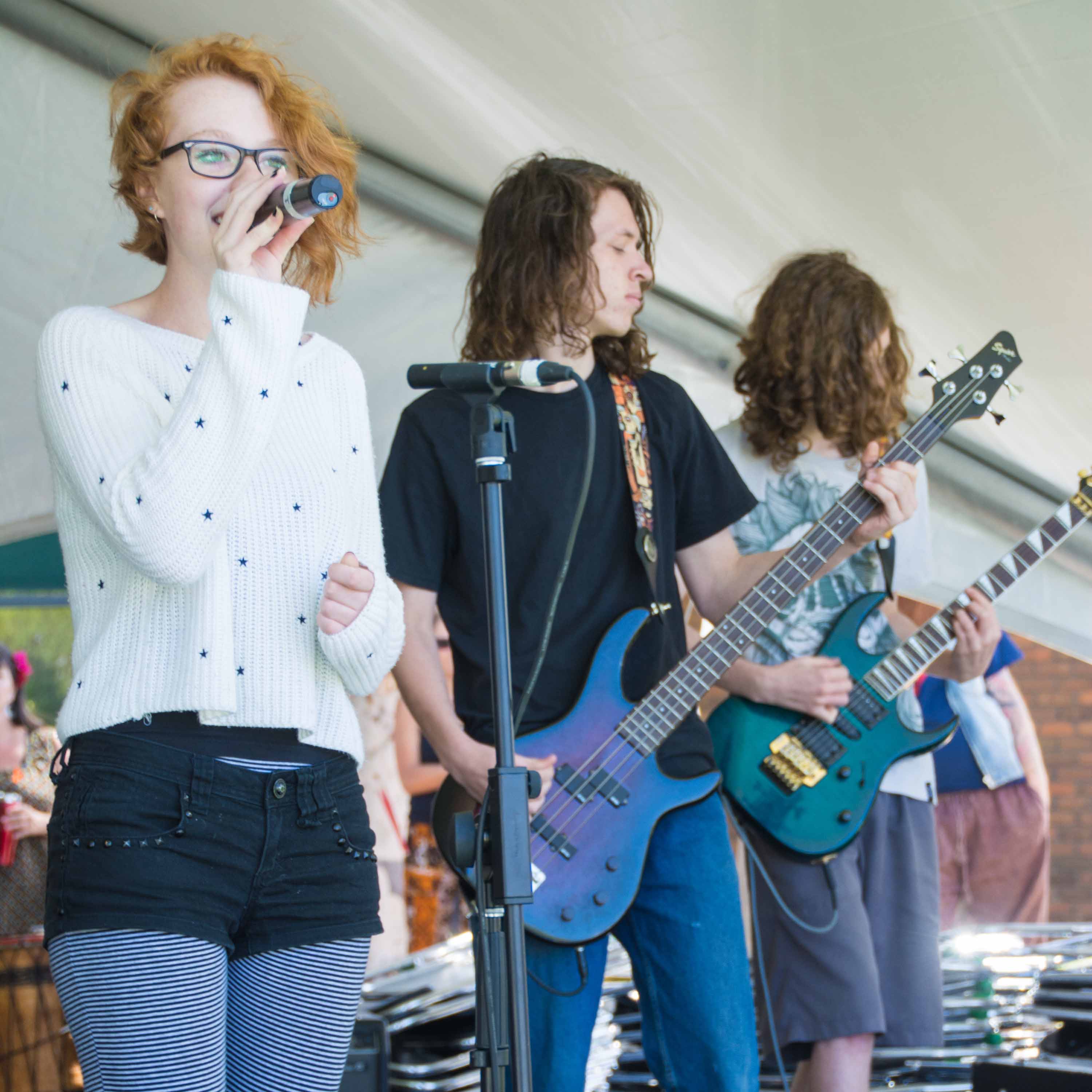 Local band, INH, at Celebrate Mooroolbark 2015