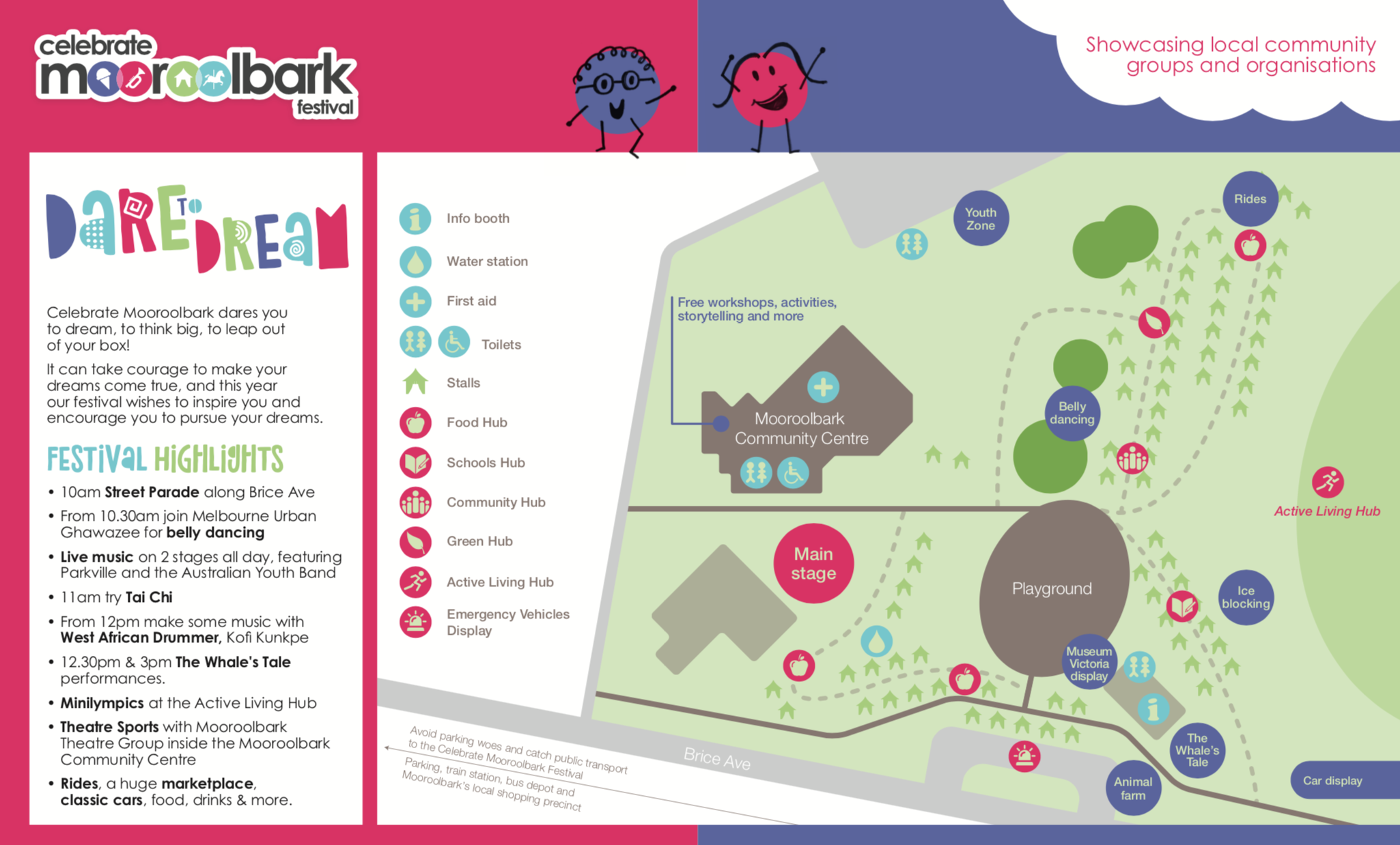 Celebrate Mooroolbark 2019 Site Map