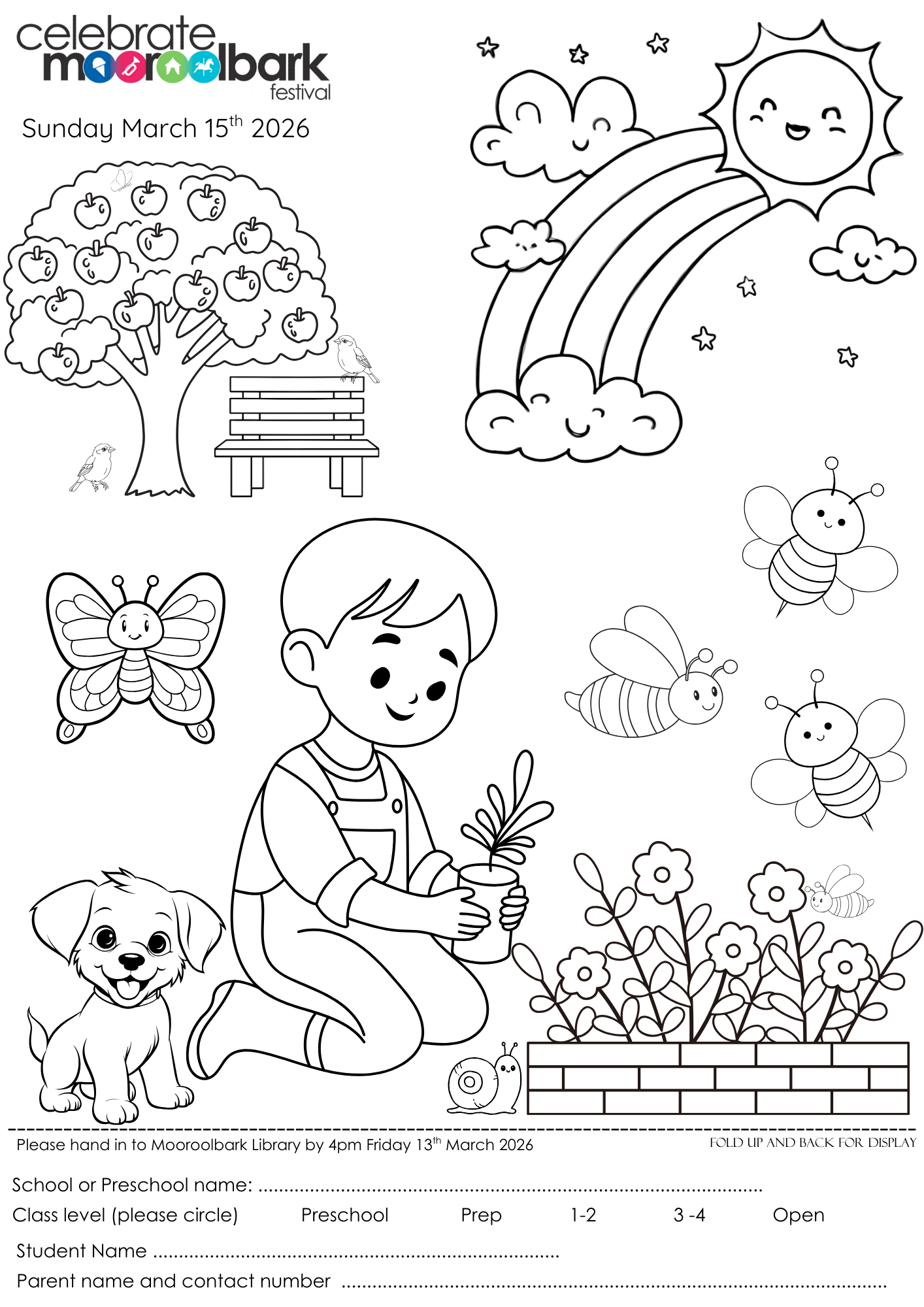 Colouring Competition – Celebrate Mooroolbark